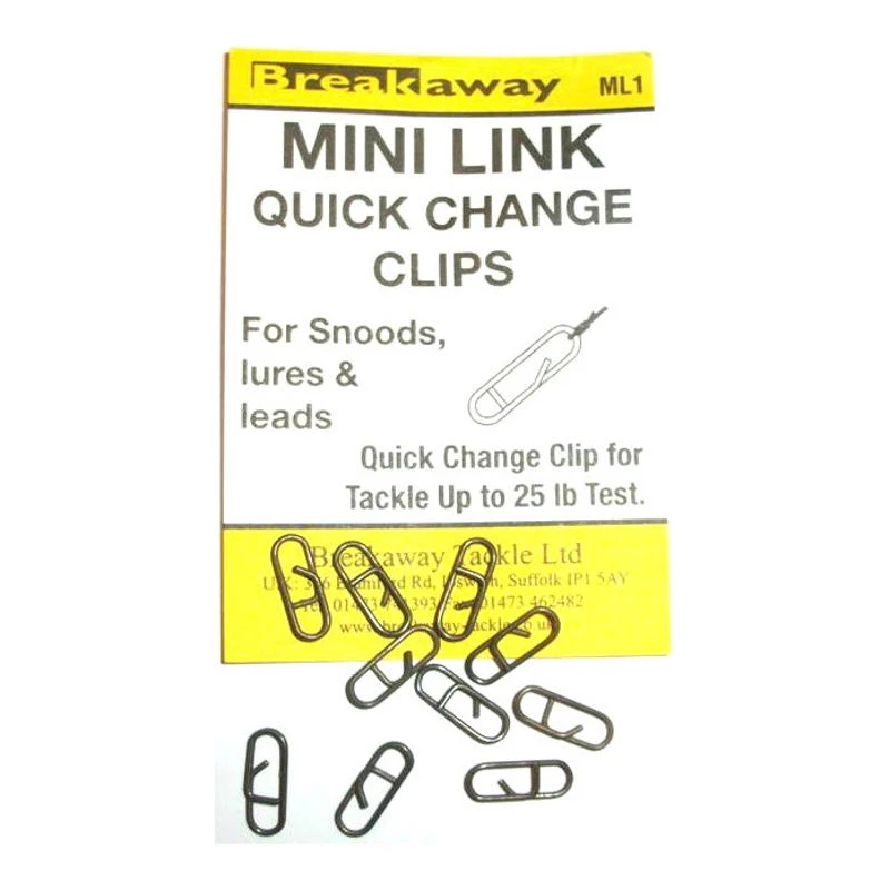 Breakaway Mini Link Quick Change Clips